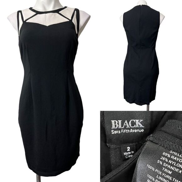 Asks Fifth Avenue Black label sleeveless sheath dress - Picture 1 of 4
